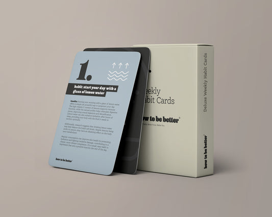 52. Weekly Habit Cards
